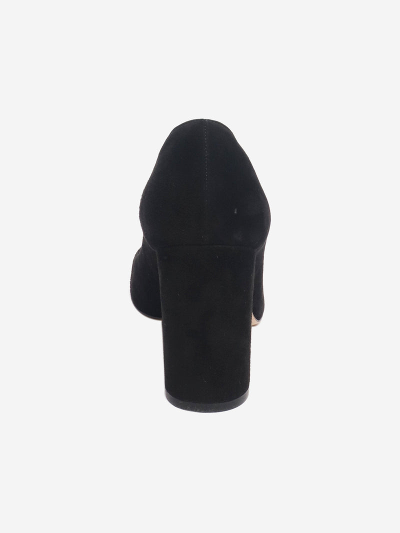 Black suede pumps - size EU 38.5 (UK 5.5) Heels Gianvito Rossi 