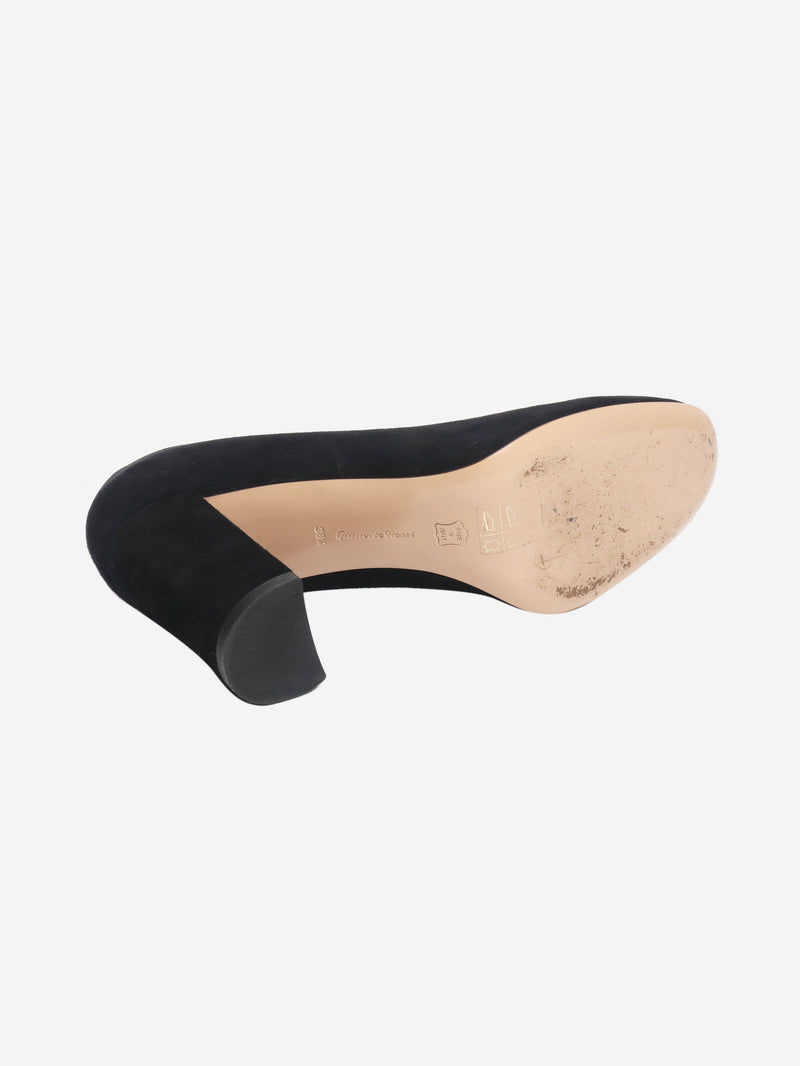 Black suede pumps - size EU 38.5 (UK 5.5) Heels Gianvito Rossi 