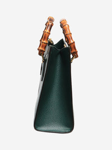 Gucci Green bamboo Diana tote bag
