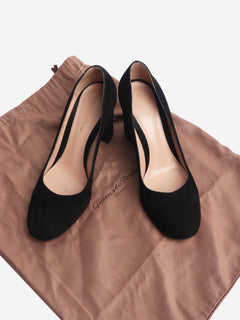 Black suede pumps - size EU 38.5 (UK 5.5) Heels Gianvito Rossi 