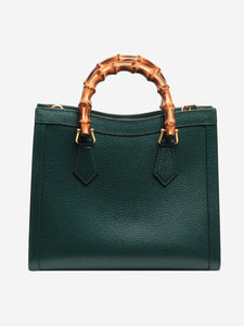 Gucci Green bamboo Diana tote bag