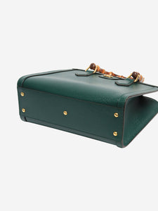 Gucci Green bamboo Diana tote bag