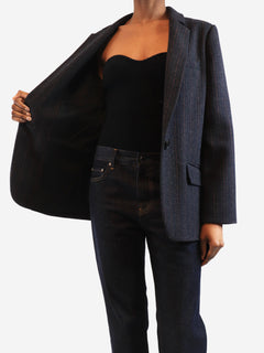 Navy Charlyne jacket - size UK 6 Coats & Jackets Isabel Marant Etoile 