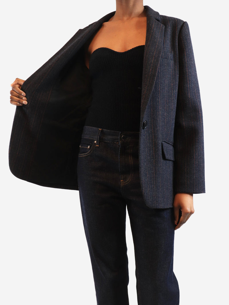 Navy Charlyne jacket - size UK 6 Coats & Jackets Isabel Marant Etoile 