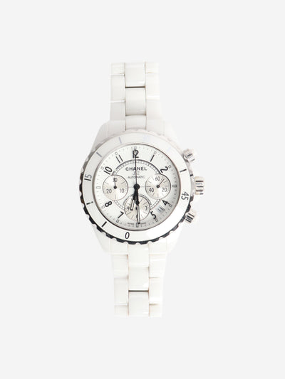 White J12 Chronographe cerami watch Watches Chanel 