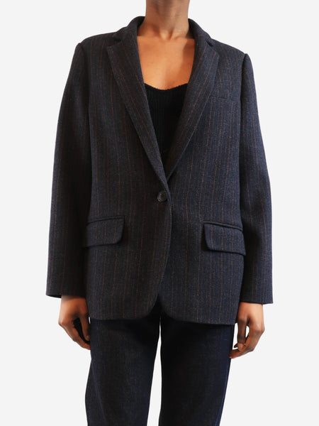 Navy Charlyne jacket - size UK 6 product image