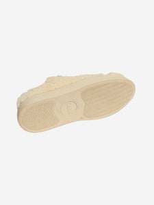 Chloe Light beige shearling Lauren sneakers - size EU 38