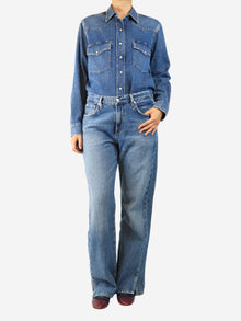Blue wide-leg jeans - size UK 10 Denim Citizens of Humanity 