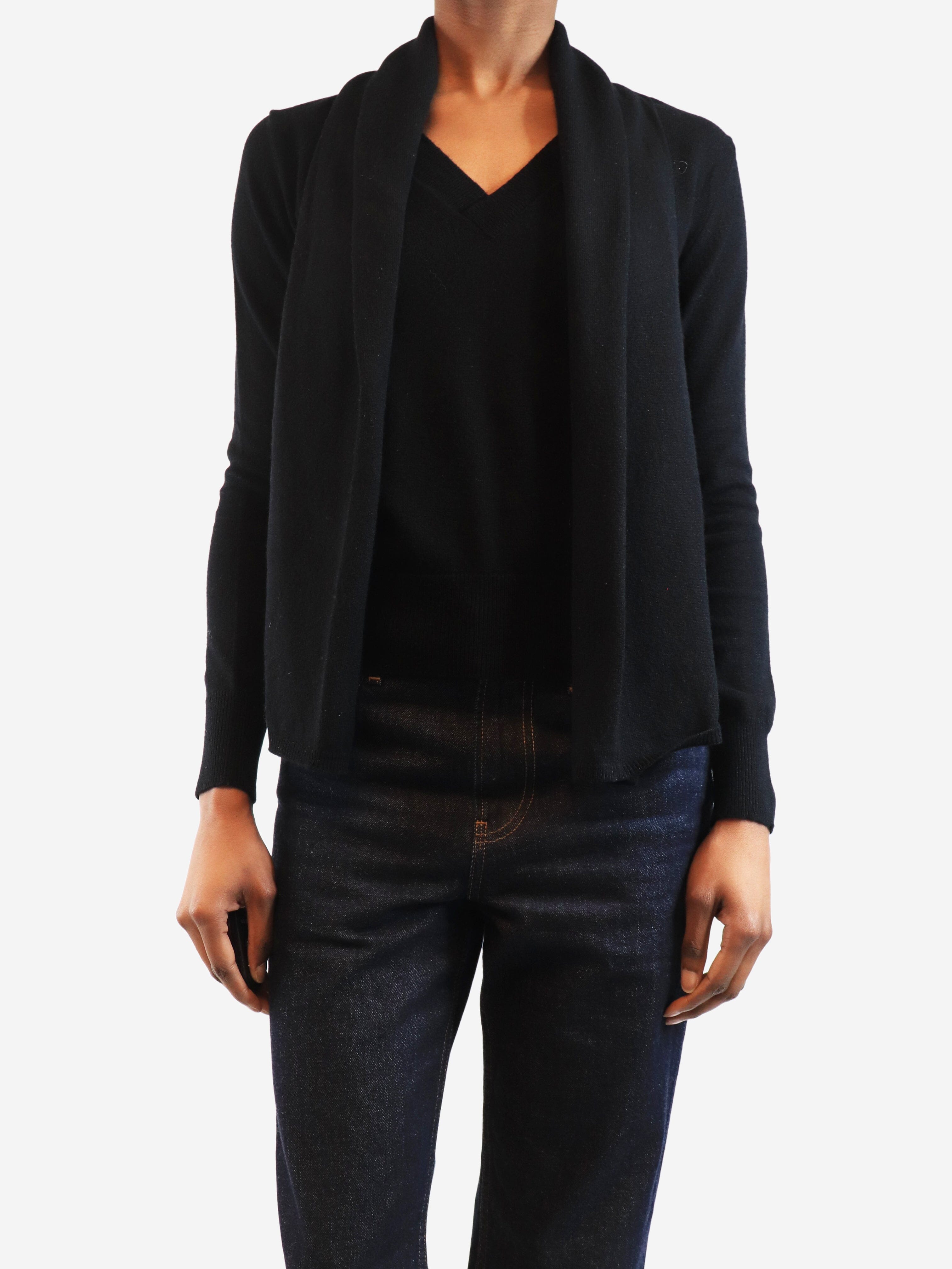 Black cashmere sweater - size XS Knitwear Alexander McQueen 