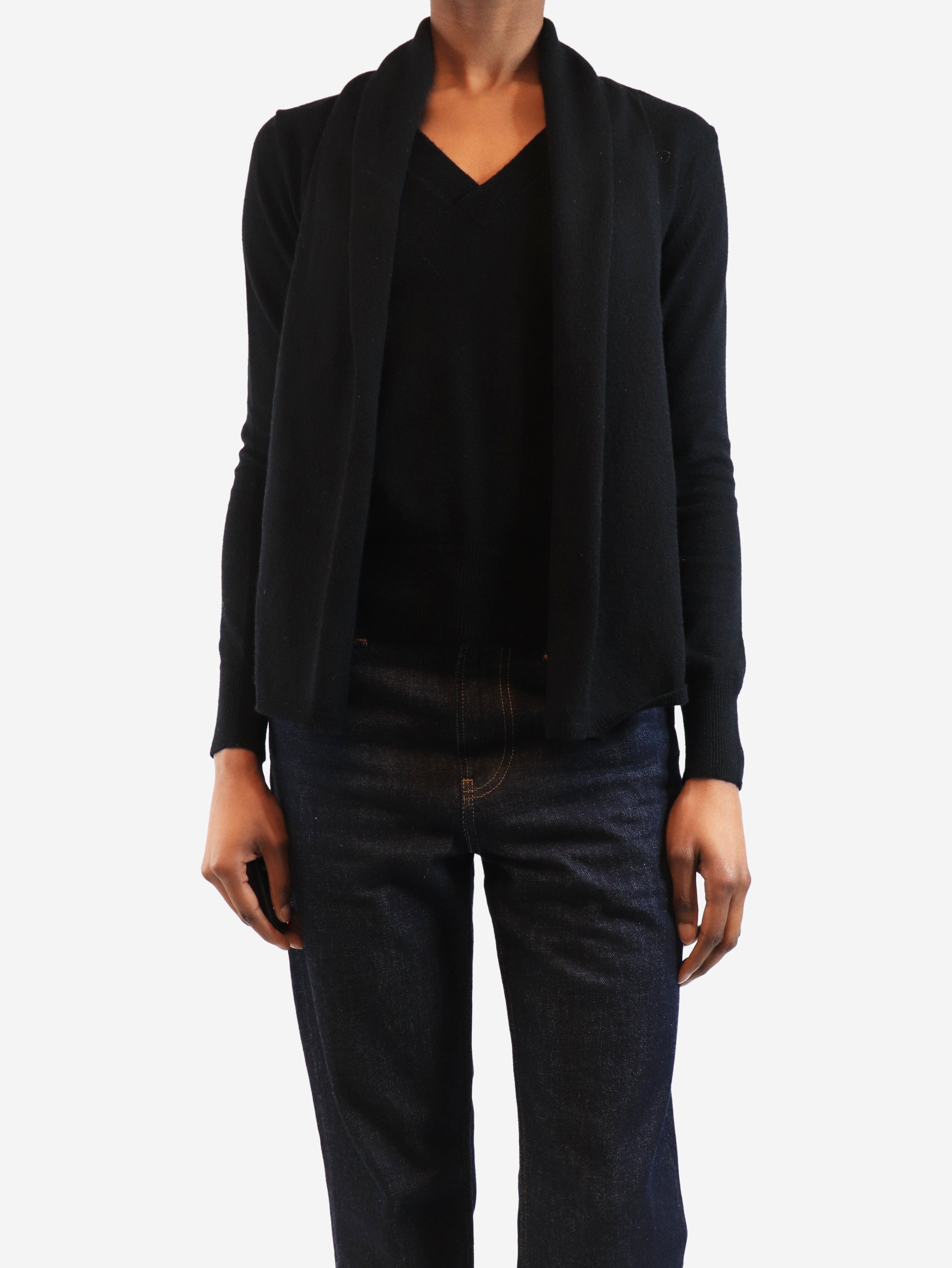 Black cashmere sweater - size XS Knitwear Alexander McQueen 