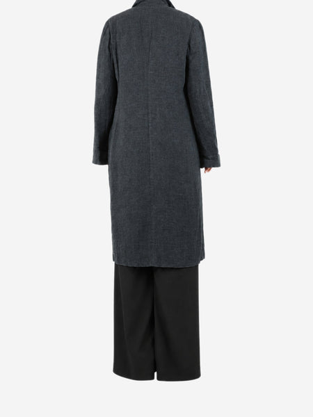 Navy duster coat - size M alternate image