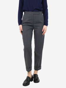 Prada Grey tailored trousers - size UK 8