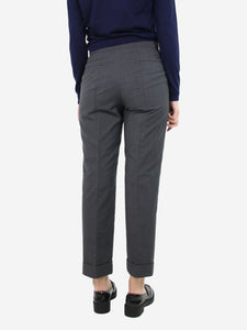 Prada Grey tailored trousers - size UK 8