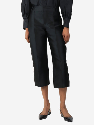 Black 3/4 length trousers - size UK 10 Trousers Destree 