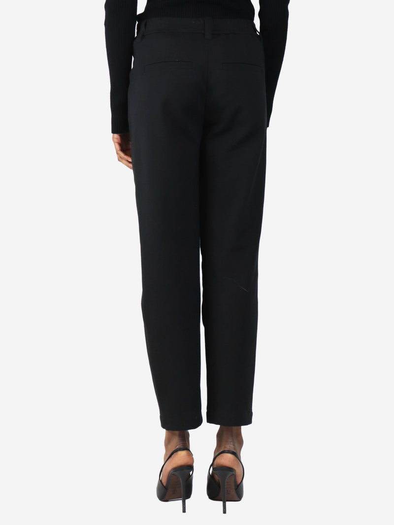 Black tapered pants - size UK 6 Trousers Brunello Cucinelli 