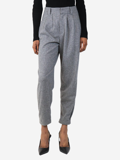 Grey cashmere trousers - size UK 4 Trousers Brunello Cucinelli 