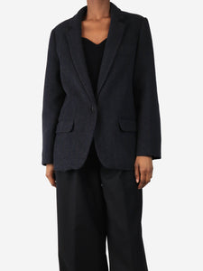 Isabel Marant Etoile Dark grey Charlyne wool jacket - size UK 8