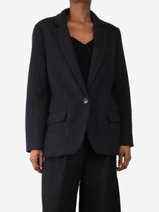 Isabel Marant Etoile Dark grey Charlyne wool jacket - size UK 8