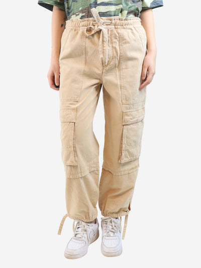 Sand Ivy combat trousers - size UK 10 Trousers Isabel Marant 