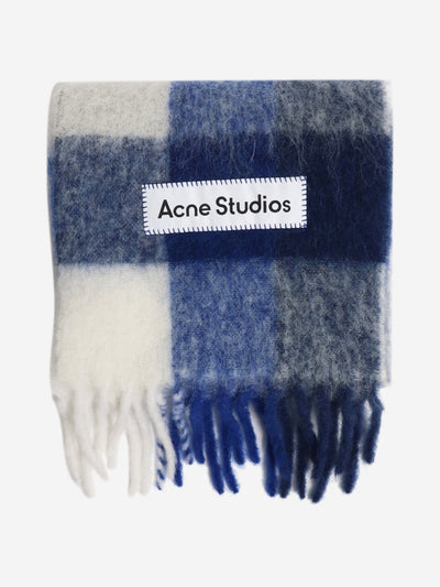 Blue Vally check scarf Scarves Acne Studios 