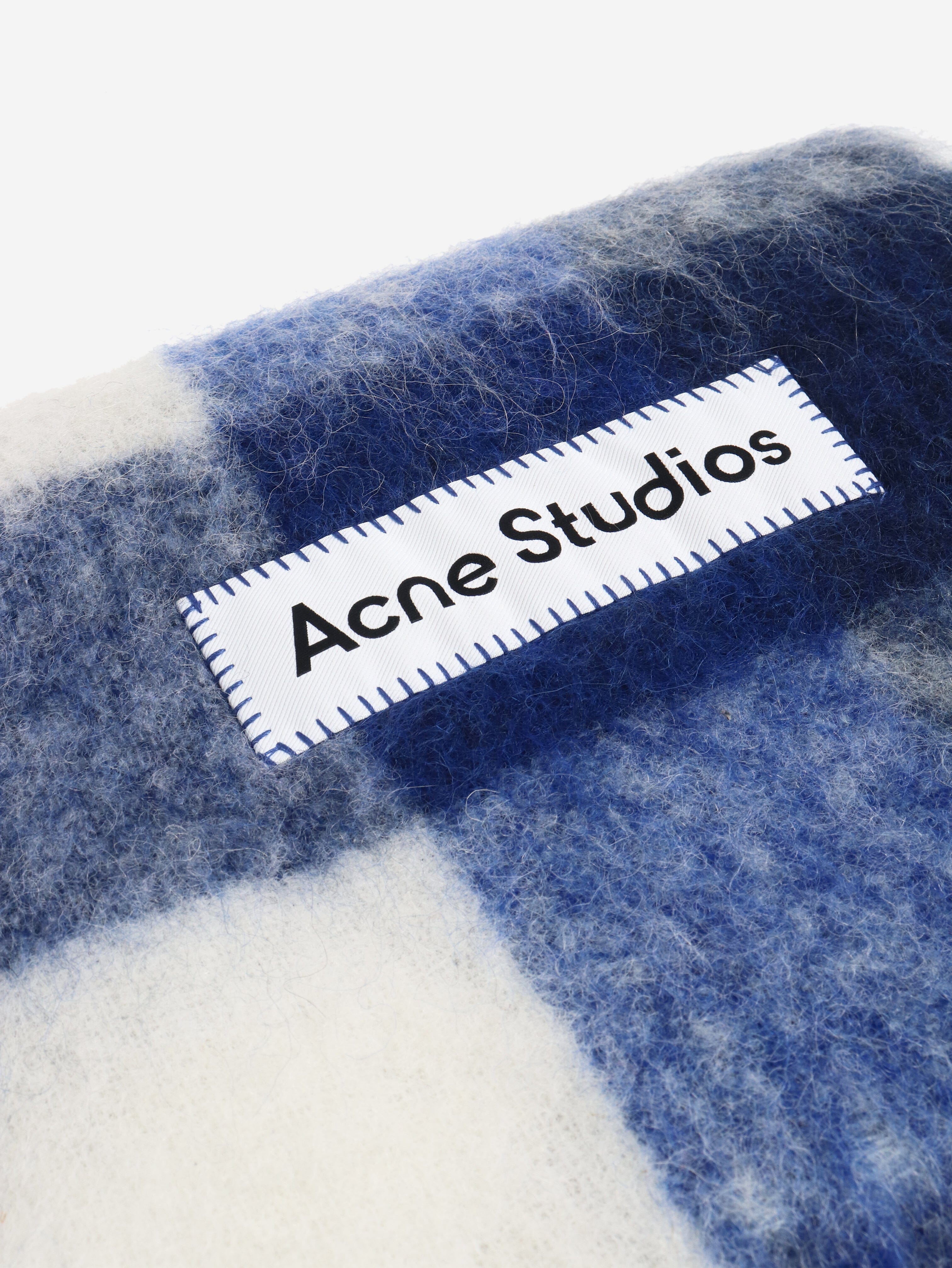 Blue Vally check scarf Scarves Acne Studios 