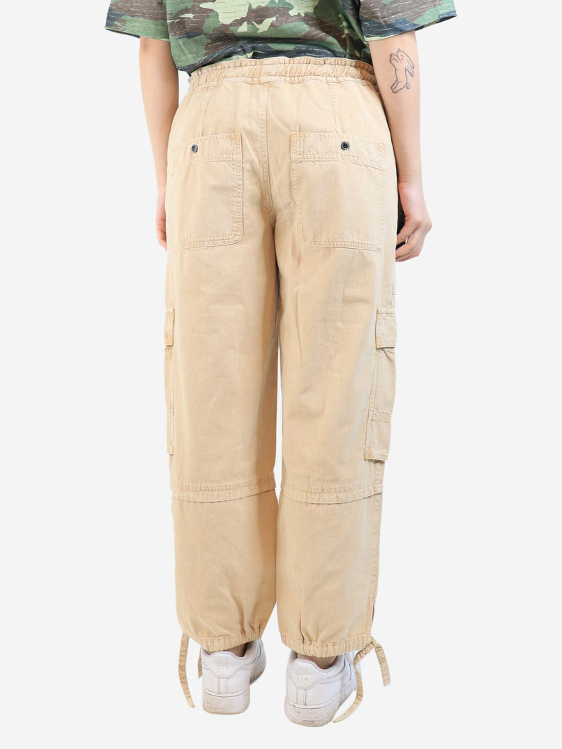 Sand Ivy combat trousers - size UK 10 Trousers Isabel Marant 