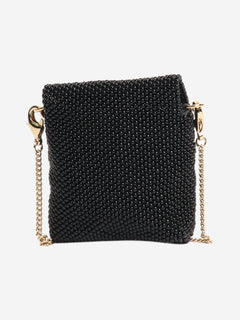 Black beaded nano baguette Necklaces Fendi 