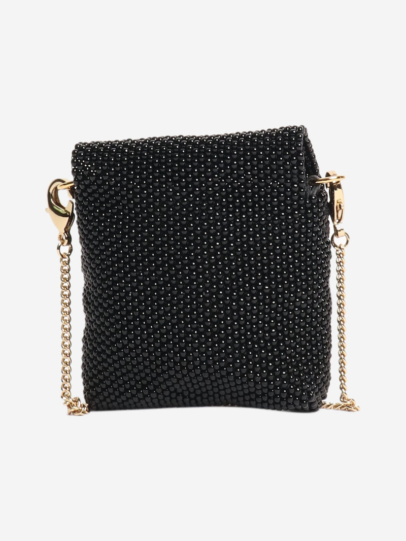 Black beaded nano baguette Necklaces Fendi 