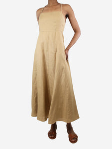 Mara Hoffman Beige hemp dress - size UK 6