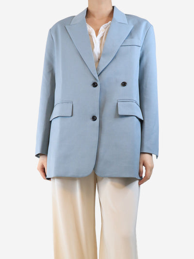 Dusty blue Spencer oversized blazer - size S Coats & Jackets The Frankie Shop 