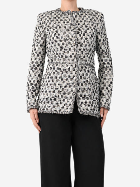 Grey Diya tweed jacket - size M product image