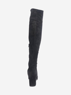 Black suede thigh-high boots - size EU 37 Boots Saint Laurent 