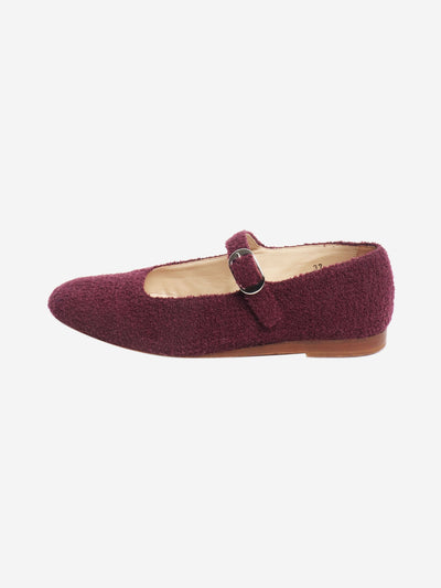 Purple boucle Mary Jane flats - size EU 37 Flat Shoes Le Monde Beryl 