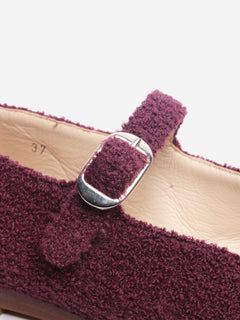 Purple boucle Mary Jane flats - size EU 37 Flat Shoes Le Monde Beryl 
