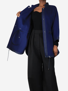 Loro Piana Blue cashmere poncho - size S