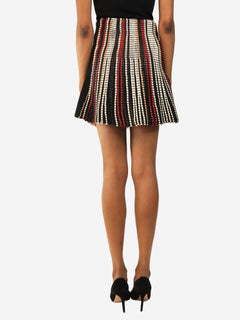 Multicolour braided mini skirt - size XS