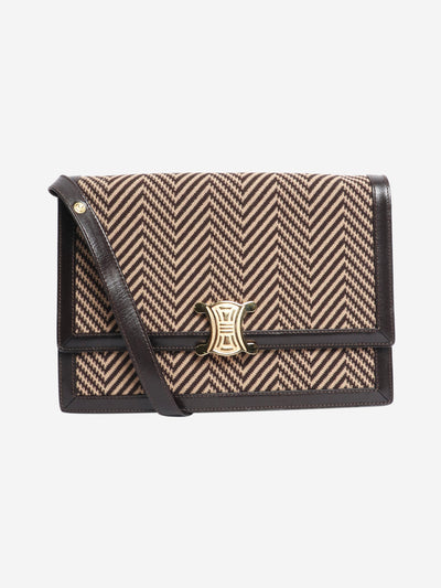 Brown vintage Herringbone shoulder bag Shoulder bags Celine 