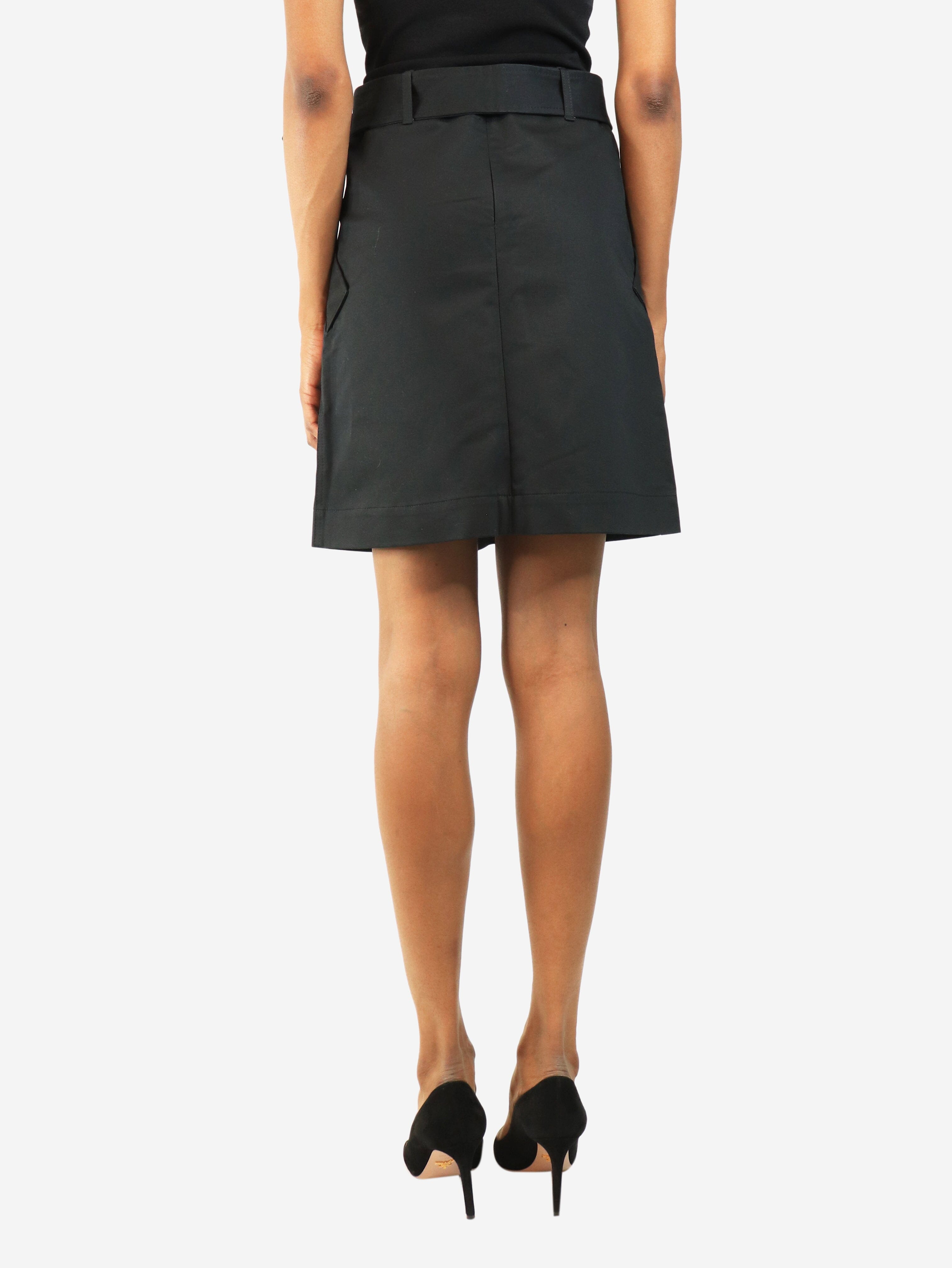 Black belted mini skirt - size UK 4 Skirts Toteme 