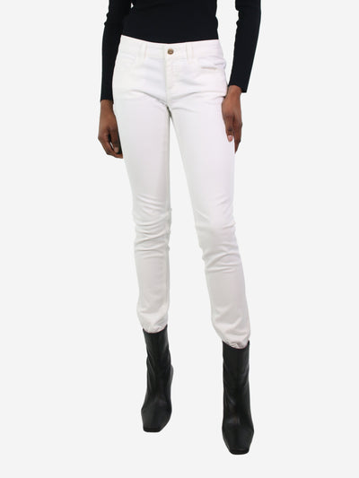White slim-fit trousers - size IT 40 Trousers Gucci 