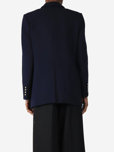 Blaze Milano Navy blue wool jacket - size UK 10