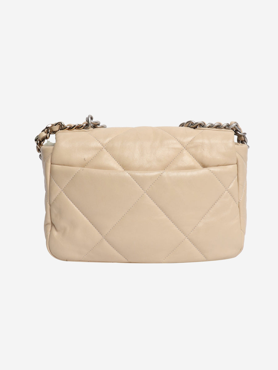 MEDIUM GEMELLI SHOULDER BAG 36 IN BROWN LAMBSKIN