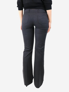 Prada Dark grey wool trousers - size UK 10