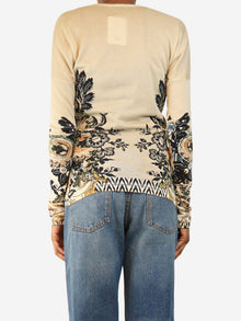 Neutral fine knit cardigan - size XS Knitwear Etro 