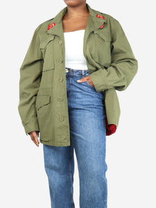 Gucci Green military field jacket