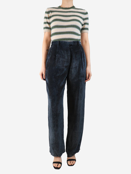 Grey corduroy trousers - size UK 8 alternate image