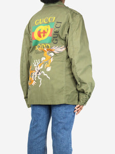 Gucci Green military field jacket