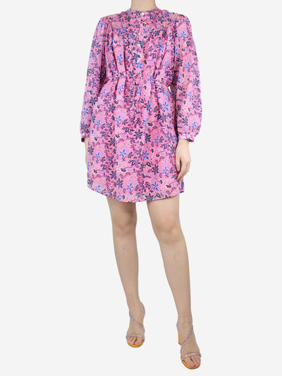 Pink floral printed dress - size S Dresses Xirena 
