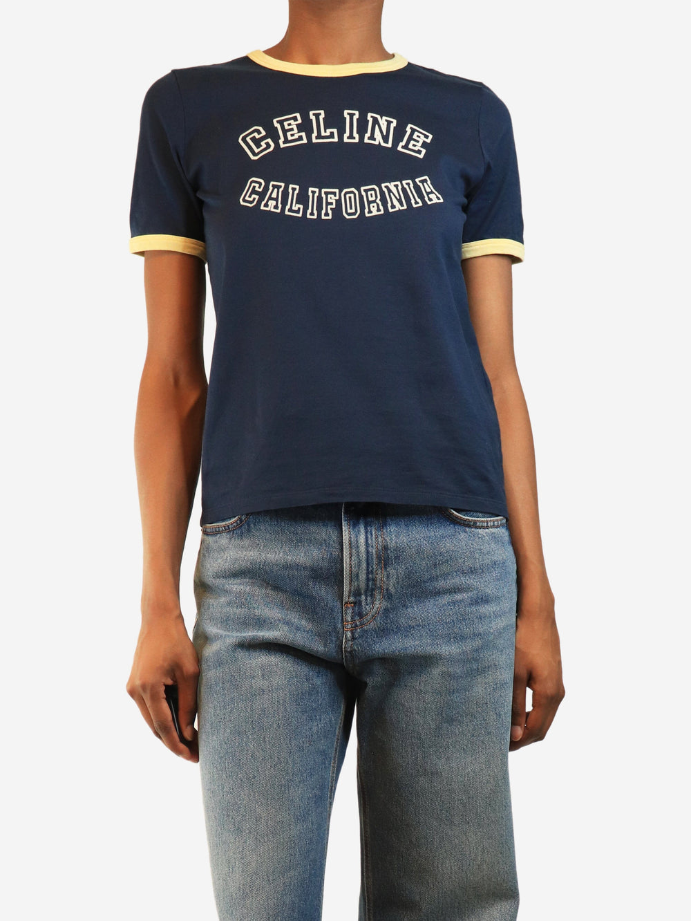 Navy T-shirt - size S Tops Celine 