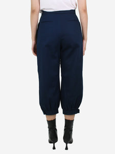 Fendi Blue pleated balloon trousers - size IT 42