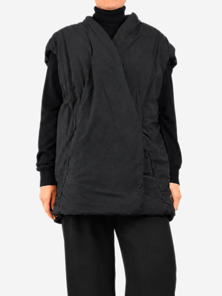 Navy padded gilet - size S product image